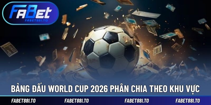Bảng đấu World Cup 2026 phân chia theo khu vực